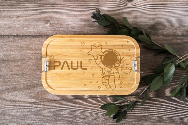 Brotdose Astronaut -personalisiert-